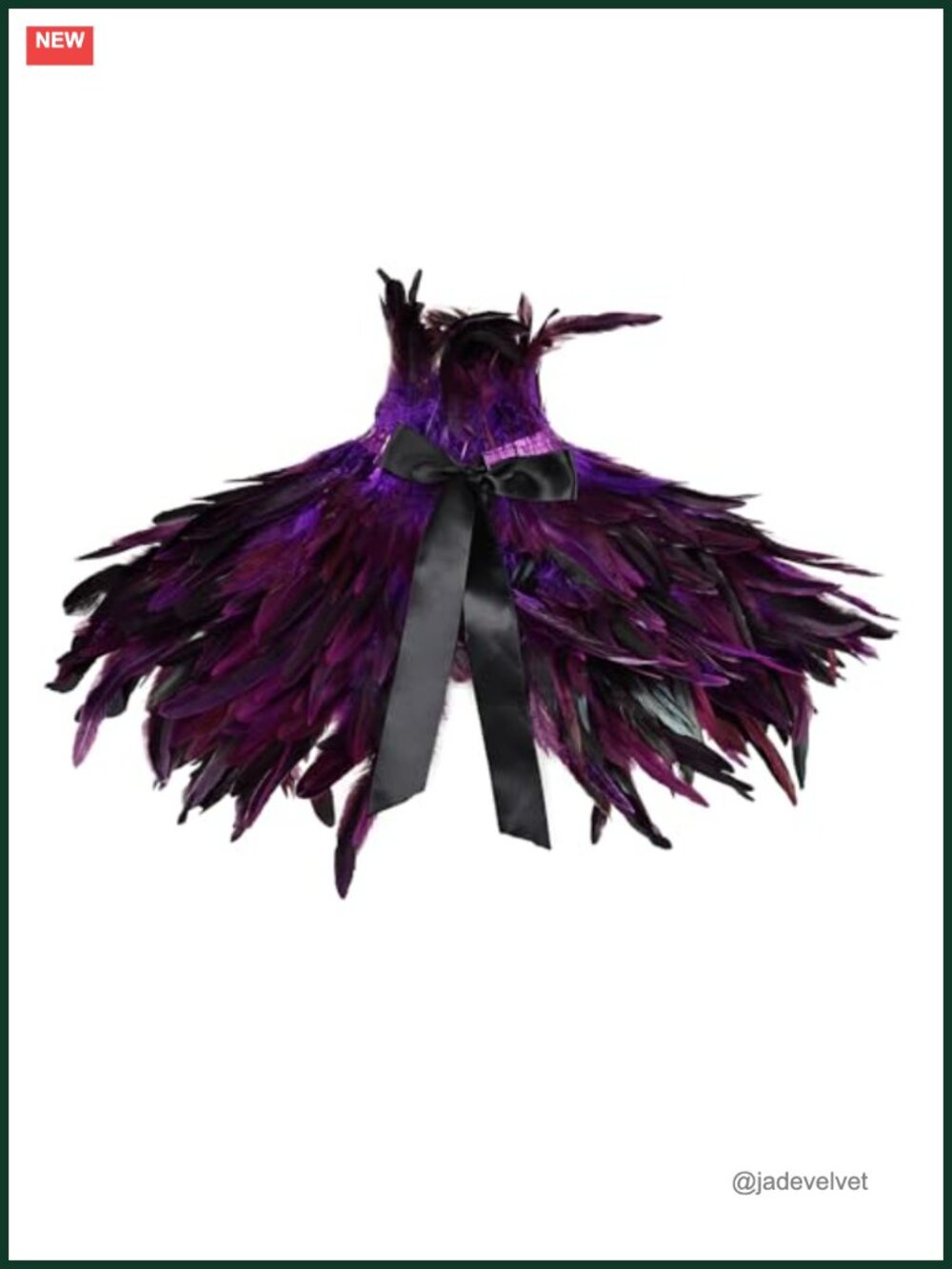 Handmade Natural Feather Shrug Shawl Wrap Cape for Halloween Cosplay Party